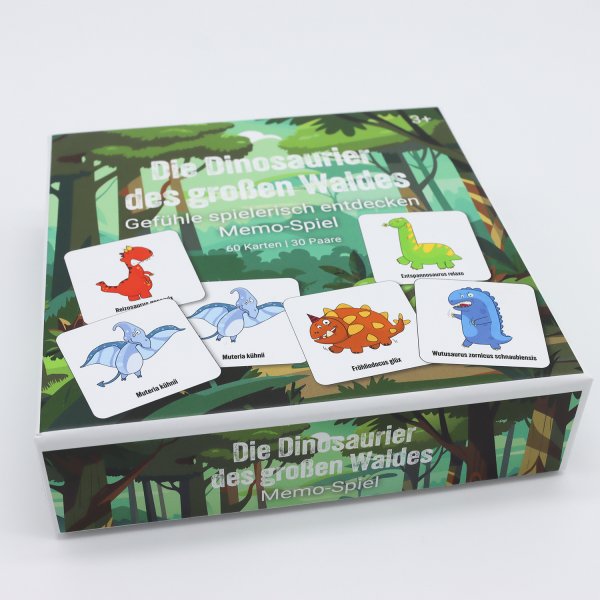 Memo-Spiel "Die Dinosaurier des großen Waldes"