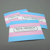 Aufkleber trans* (3er-Pack)
