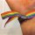 Armband 100% MENSCH Regenbogen (5er-Pack)