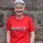 T-Shirt "MENSCH" Digitaldruck feminin XXL dunkelrot