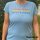 T-Shirt "MENSCH" Digitaldruck feminin XXL dunkelrot